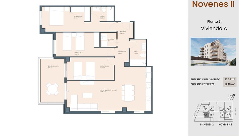 Photo 1 of Flat for sale in Avinguda París, 4, Piscinas, Castellón