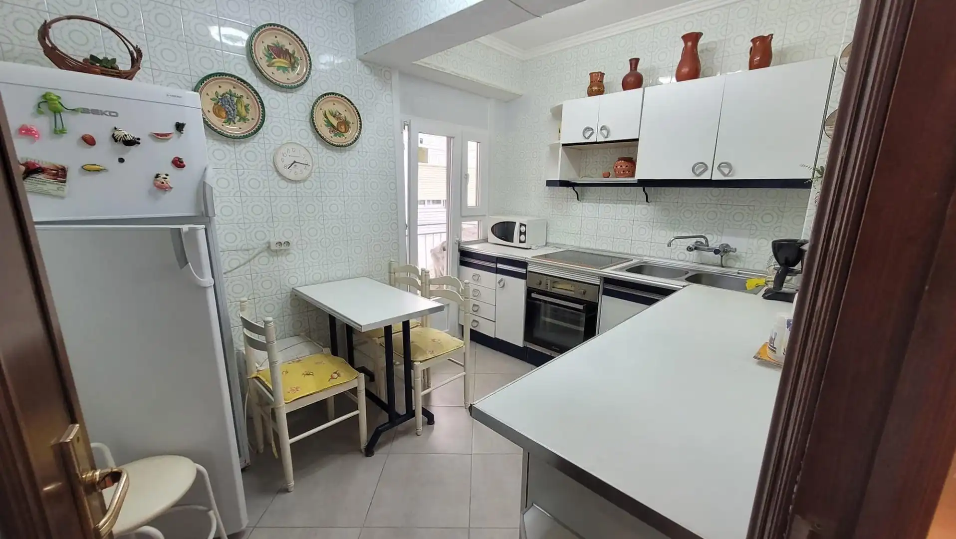 Kitchen of Flat for sale in Salamanca  with Heating and Balcony
