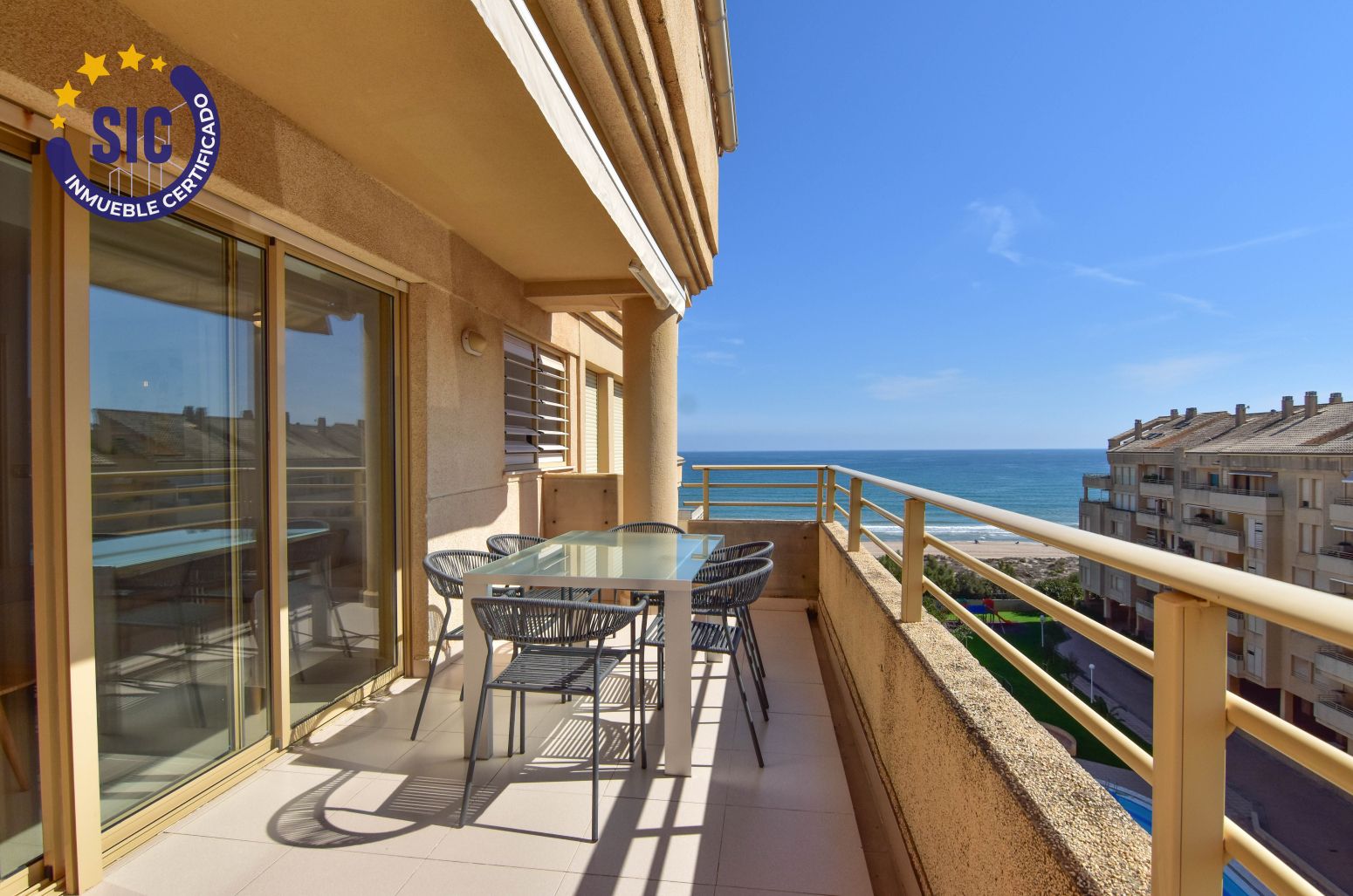 Terrace of Attic for sale in  Valencia Capital  with Air Conditioner, Heating and Private garden