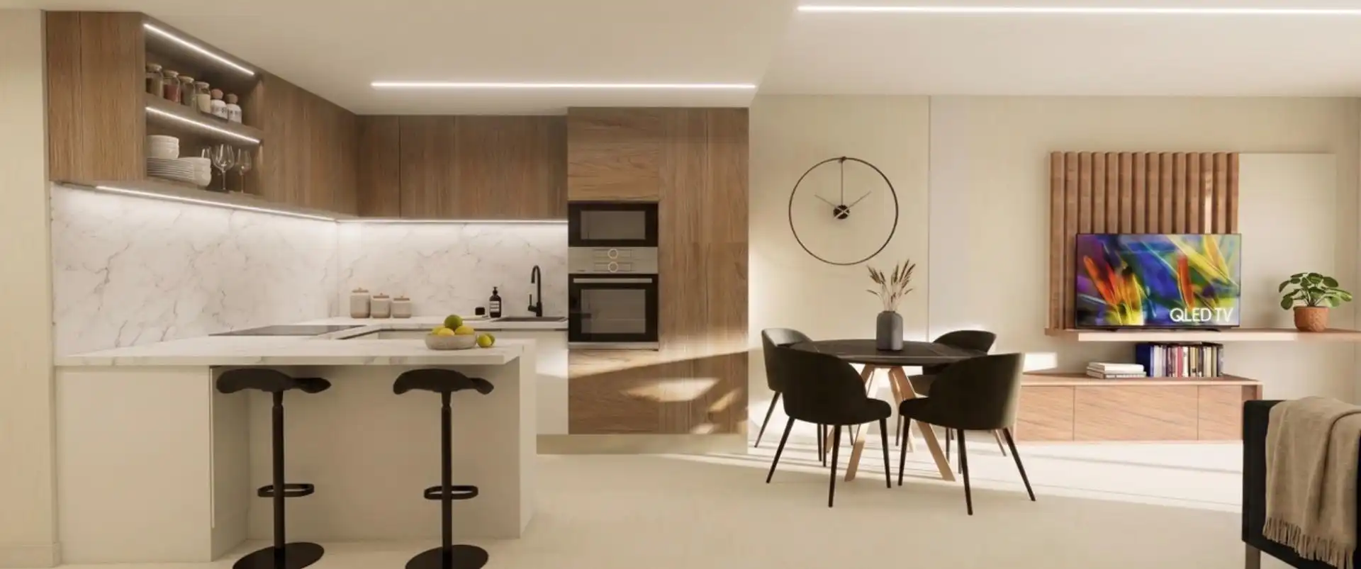 Cuina de Apartament en venda en Guardamar del Segura amb Aire condicionat, Calefacció i Jardí privat