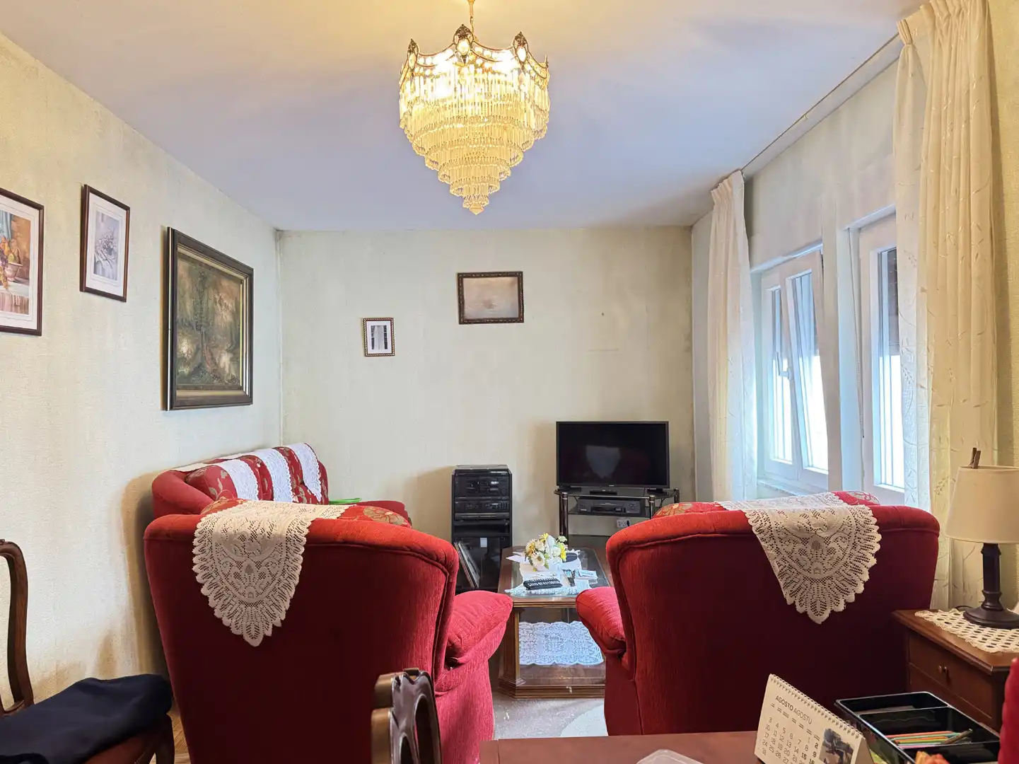 Sala d'estar de Pis en venda en Corvera de Asturias amb Calefacció, Terrassa i Traster