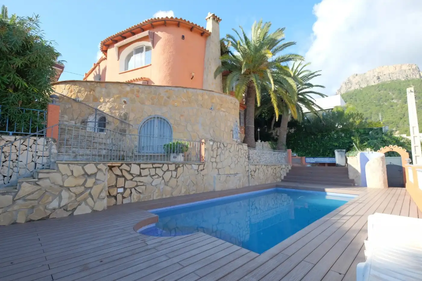 Piscina de Casa o xalet en venda en Calpe / Calp amb Aire condicionat, Calefacció i Jardí privat