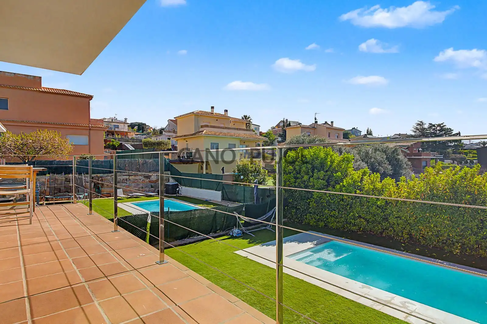 Vista exterior de Casa o chalet en venta en Bigues i Riells del Fai con Aire acondicionado, Calefacción y Terraza