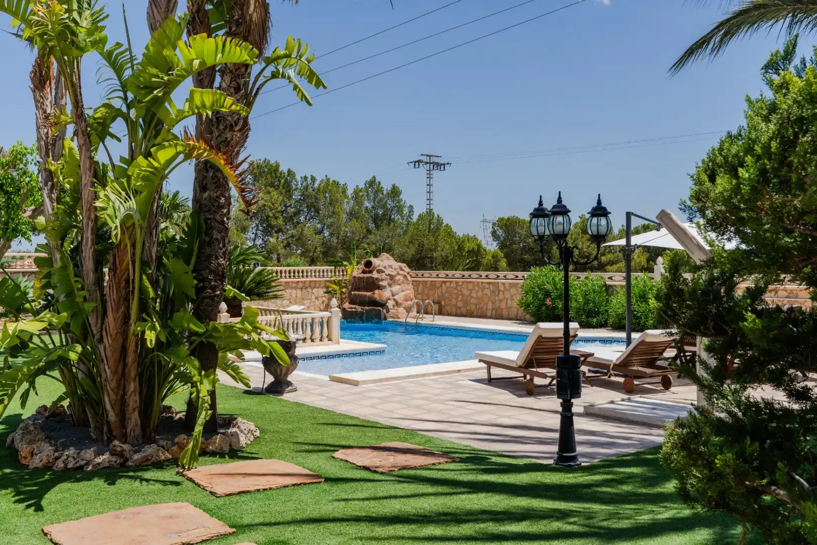 Piscina de Casa o chalet en venta en San Vicente del Raspeig / Sant Vicent del Raspeig con Aire acondicionado, Calefacción y Jardín privado