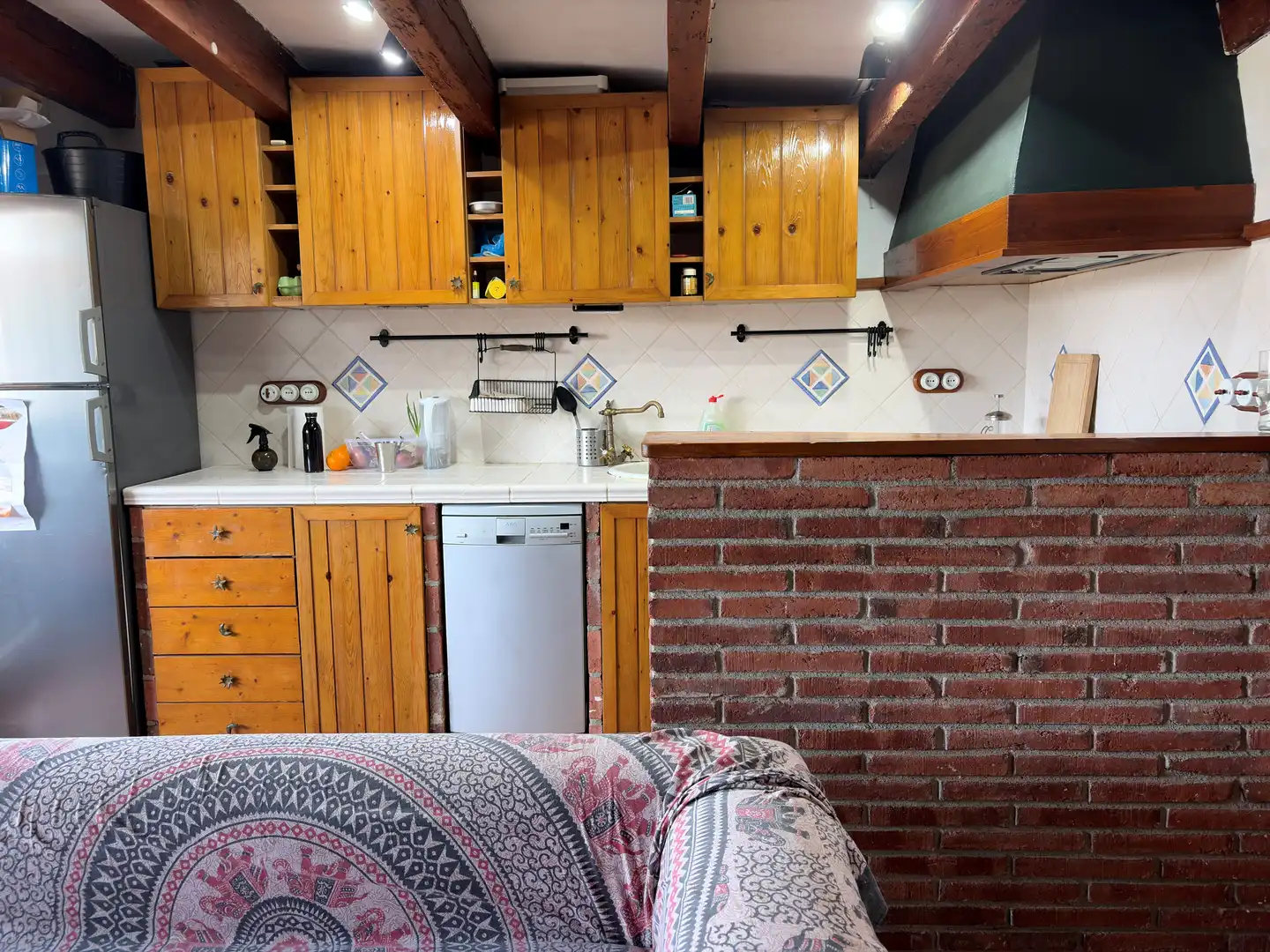 Kitchen of Attic for sale in Barcelona  with Air Conditioner, Heating and Terrace