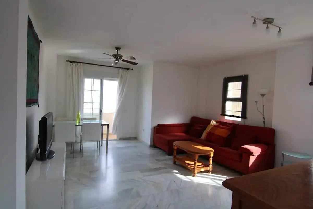 Living room of Flat for sale in Torremolinos  with Air Conditioner, Private garden and Terrace