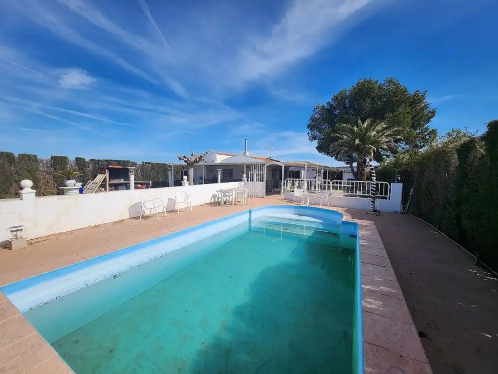 Piscina de Casa o xalet en venda en Villena amb Moblat
