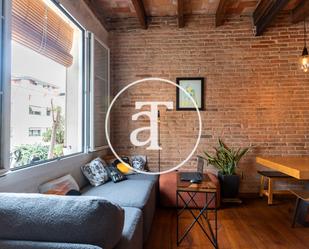 Living room of Flat to rent in  Barcelona Capital  with Balcony