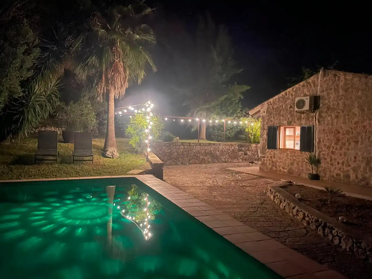 Swimming pool of Country homes for rent in Costitx  with Air Conditioner, Heating and Private garden