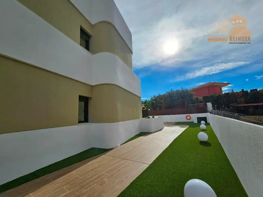 Vista exterior de Planta baja en venta en Molina de Segura con Aire acondicionado, Jardín privado y Parquet