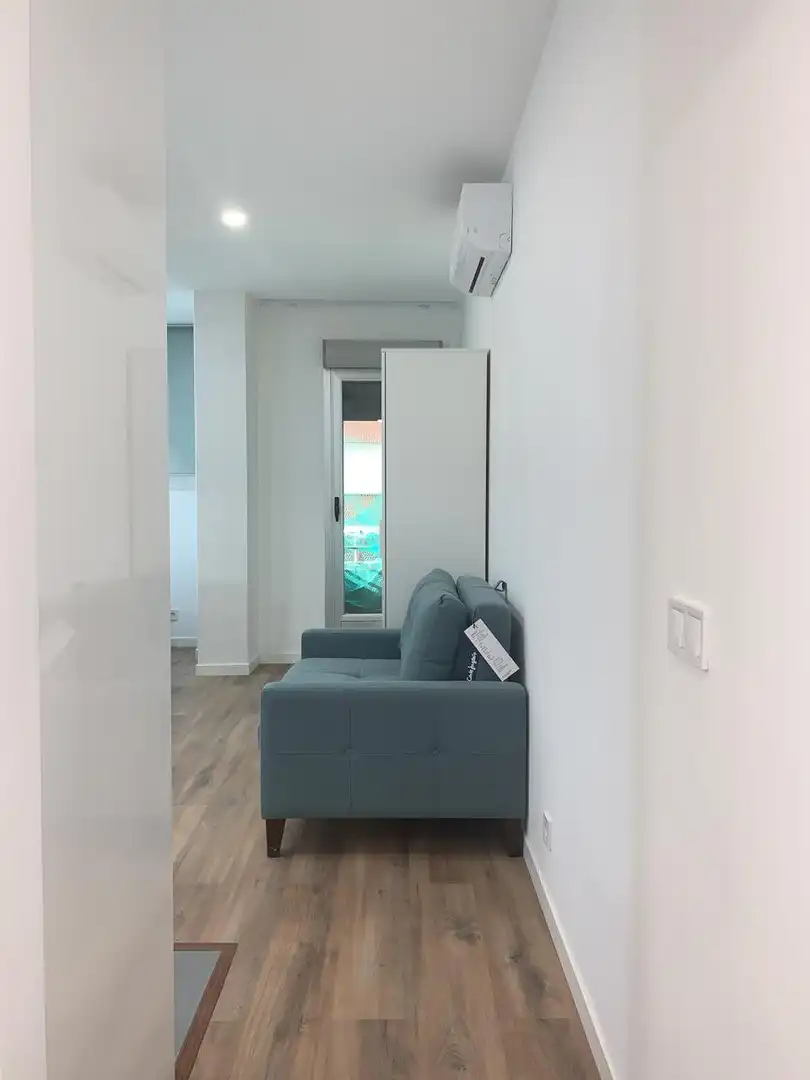 Living room of Study for rent in Madrid  with Air Conditioner, Terrace and Furnished
