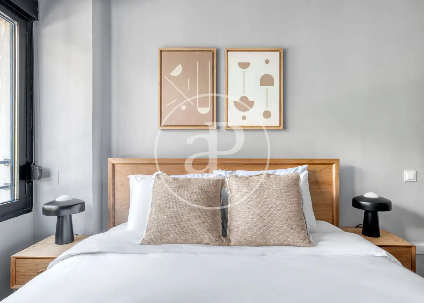 Bedroom of Flat for rent in Madrid  with Air Conditioner, Heating and Furnished