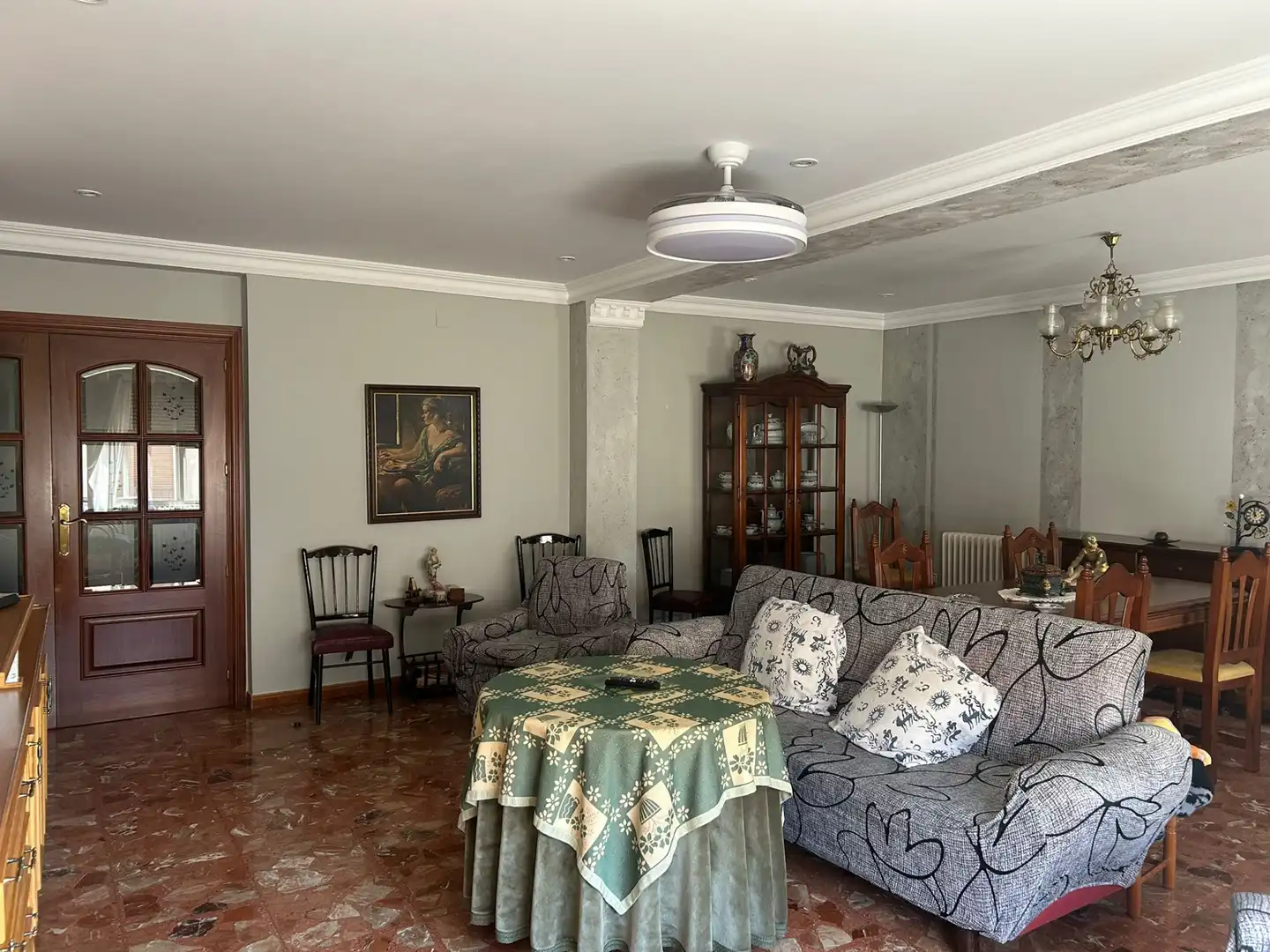 Living room of Flat for sale in Villarrobledo  with Heating and Furnished