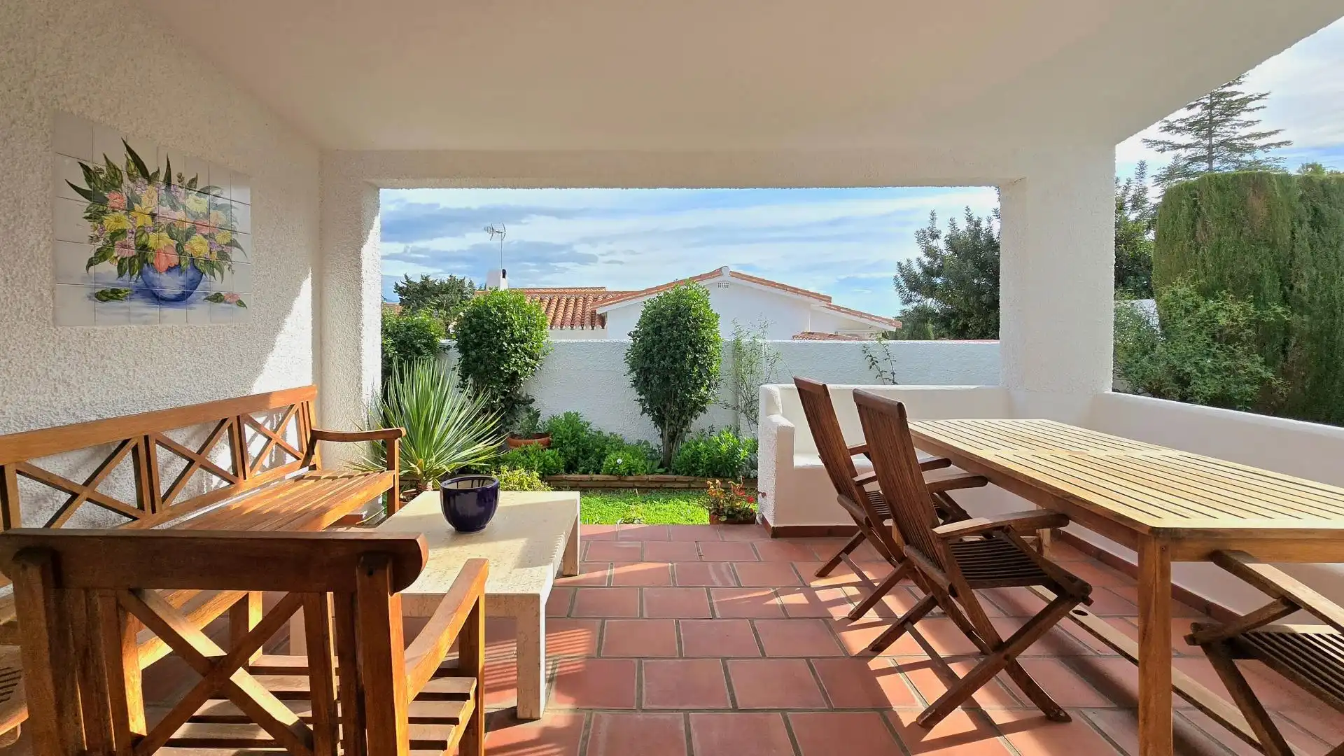 Terrace of Houses for sale in Benalmádena  with Air Conditioner, Heating and Private garden