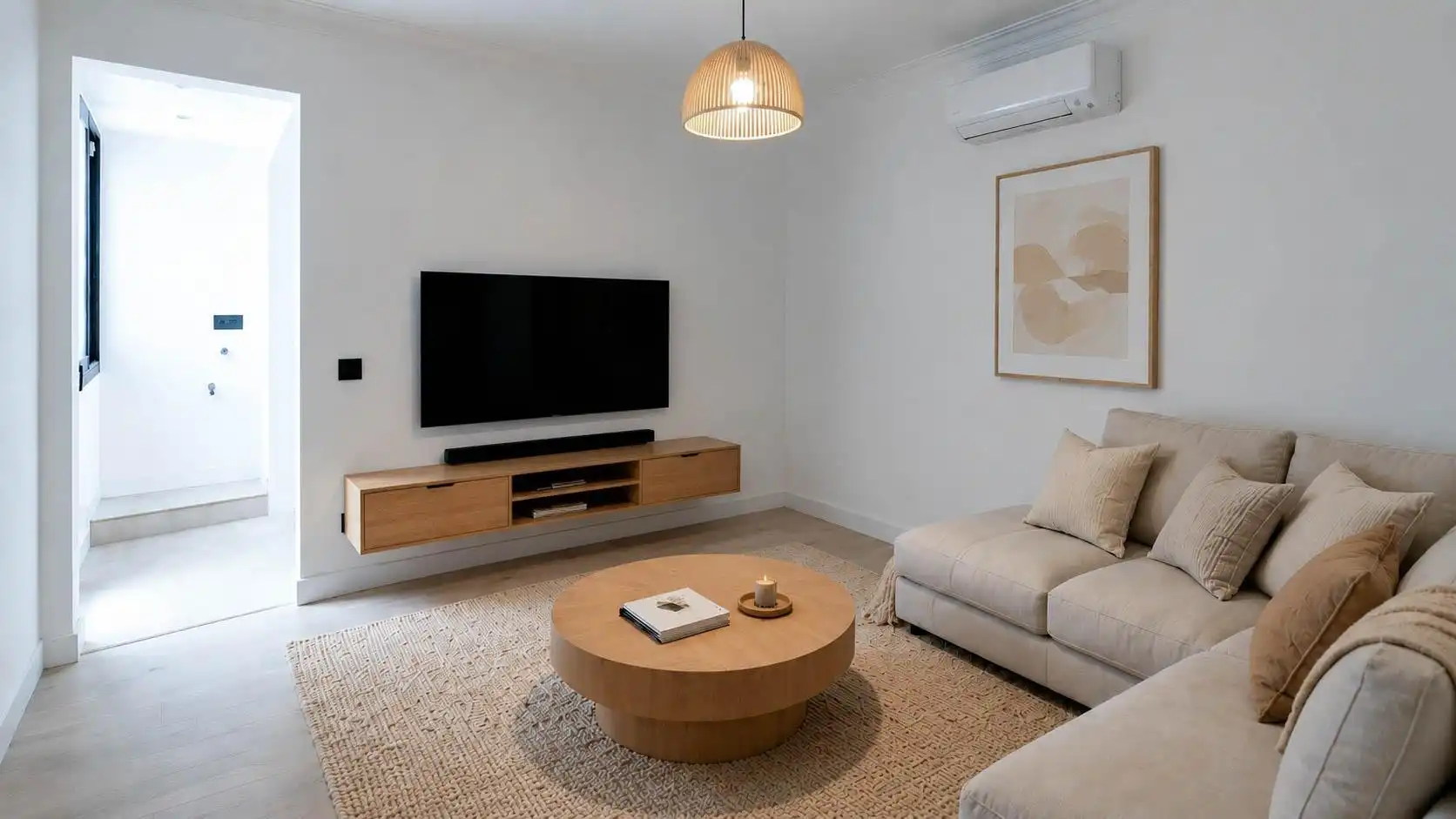 Sala de estar de Piso en venta en L'Hospitalet de Llobregat con Calefacción, Parquet y Terraza