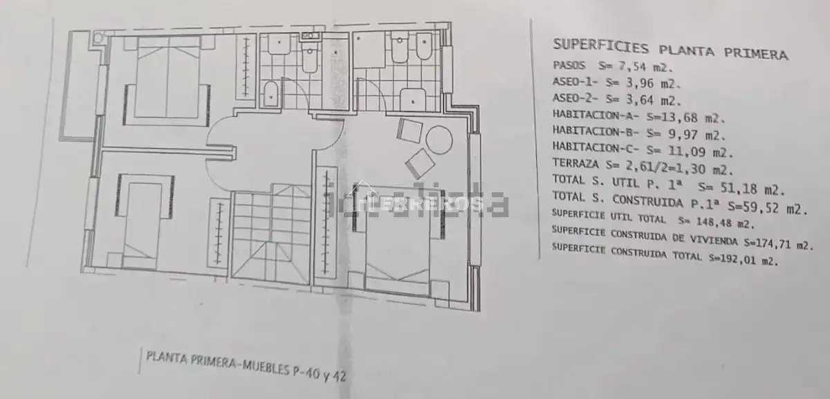 Dormitori de Casa adosada en venda en Alesanco amb Calefacció, Parquet i Terrassa