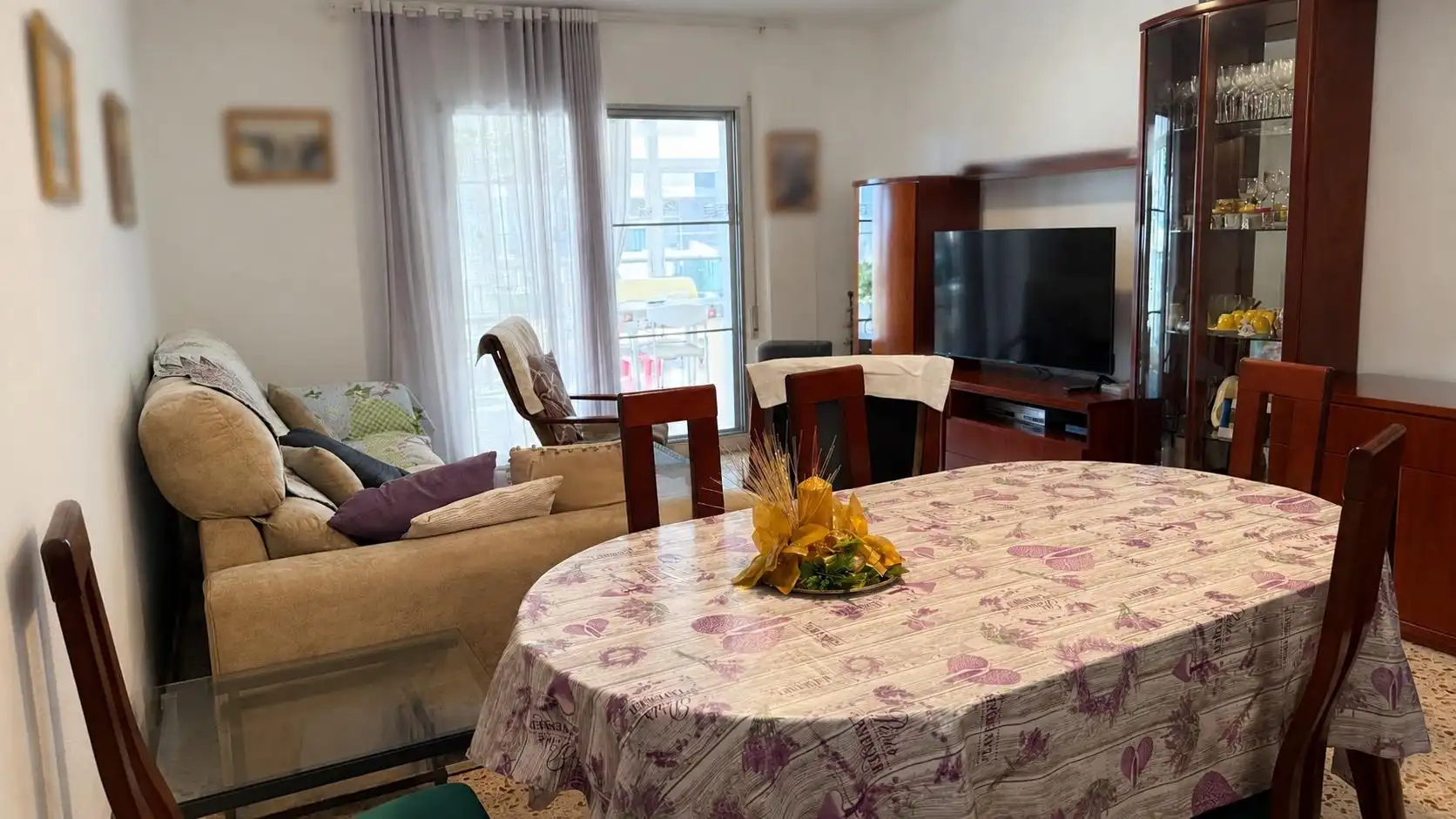 Sala de estar de Piso en venta en Amposta con Aire acondicionado, Terraza y Balcón
