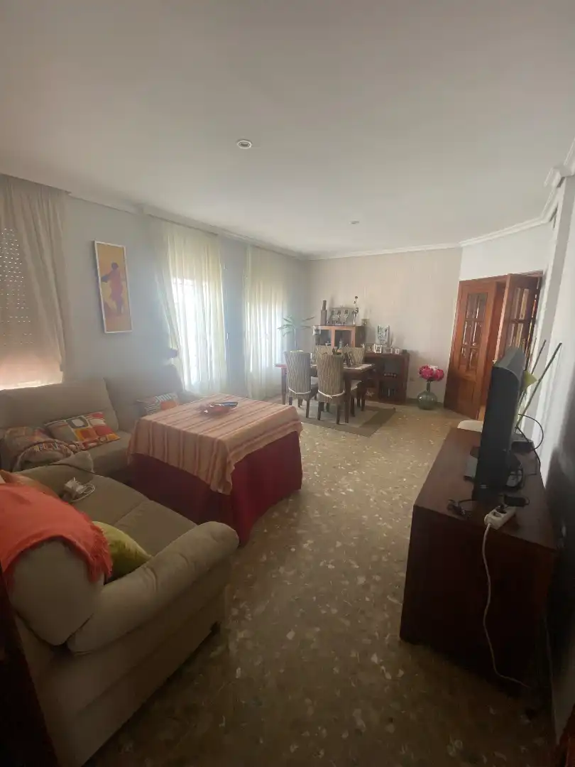 Sala d'estar de Pis de lloguer en Badajoz amb Aire condicionat, Calefacció i Moblat