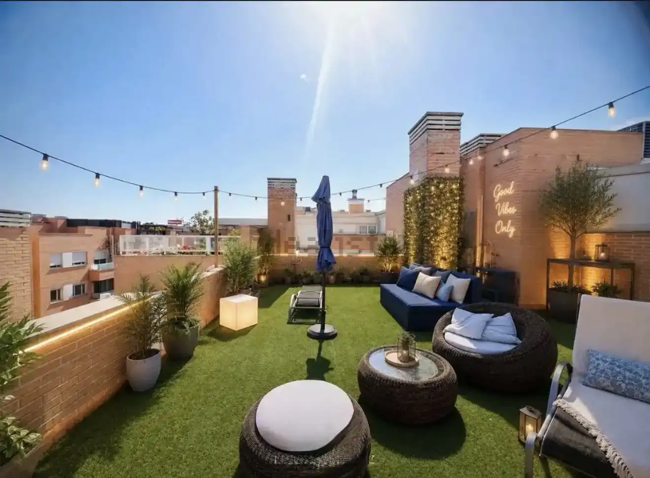 Terrassa de Àtic en venda en La Moraleja amb Aire condicionat, Jardí privat i Parquet