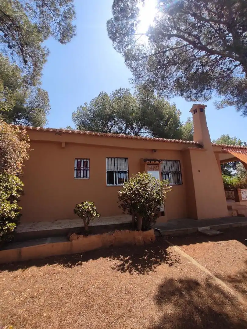Vista exterior de Casa o xalet en venda en Náquera amb Terrassa, Traster i Piscina