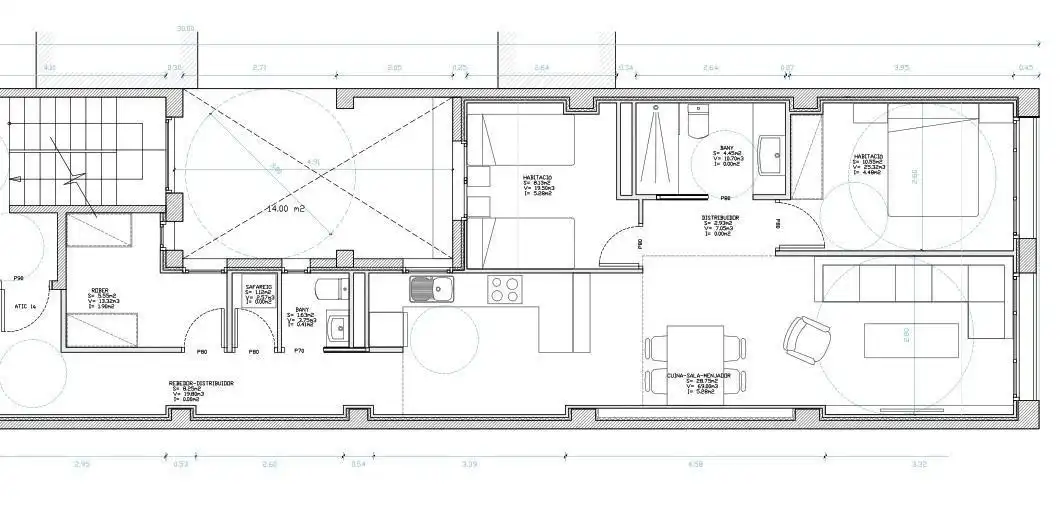 Piso de alquiler en Barcelona con Aire acondicionado, Calefacción y Amueblado