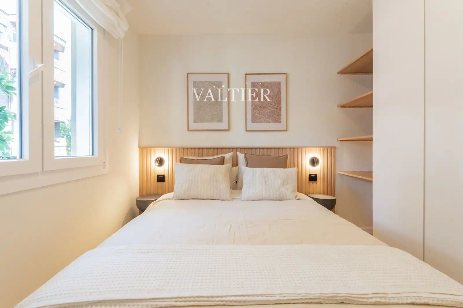 Schlafzimmer von Wohnung zur Miete in Madrid mit Klimaanlage, Heizung und Terrasse