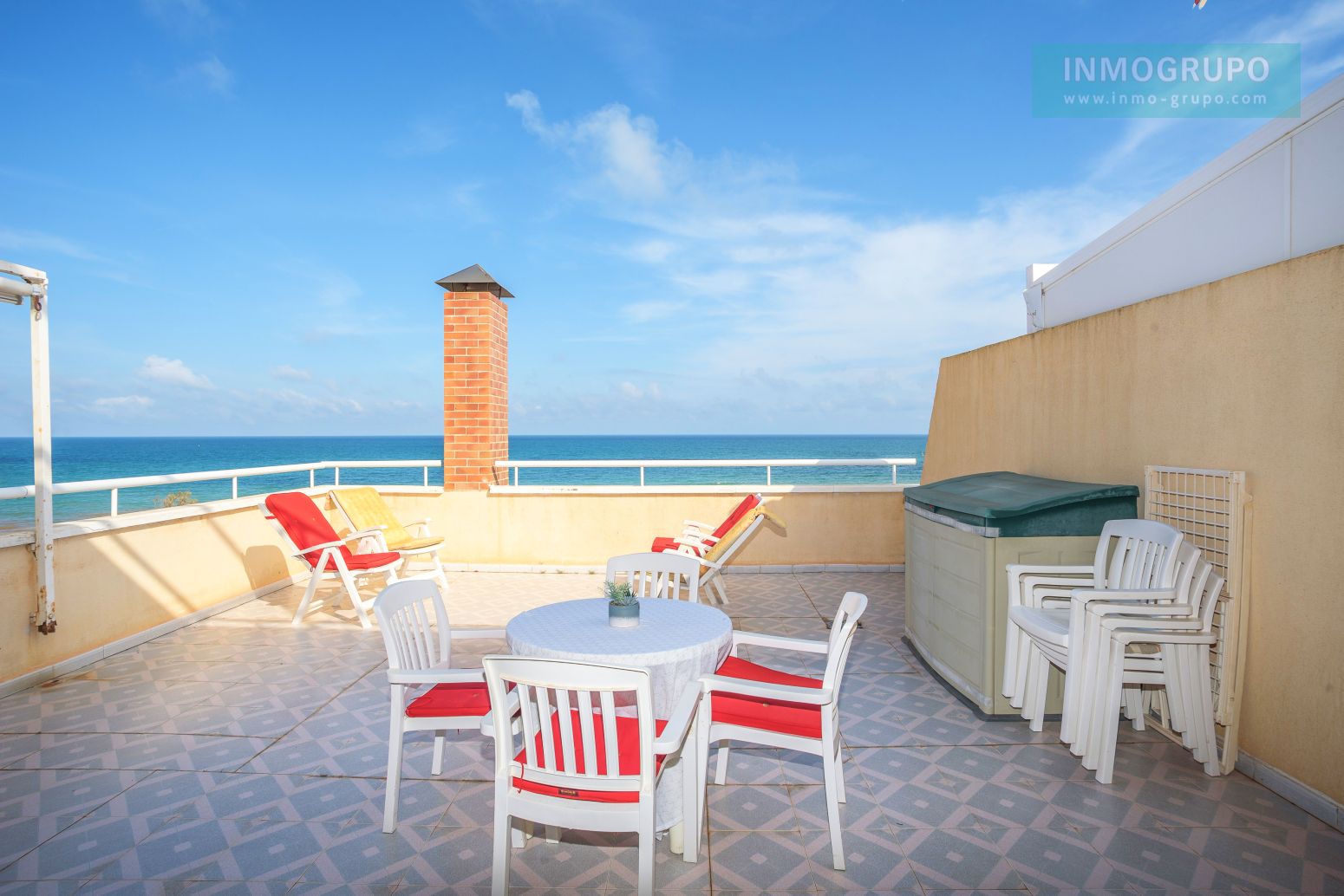 Terraza de Piso en venta en Oropesa del Mar / Orpesa con Aire acondicionado, Calefacción y Jardín privado