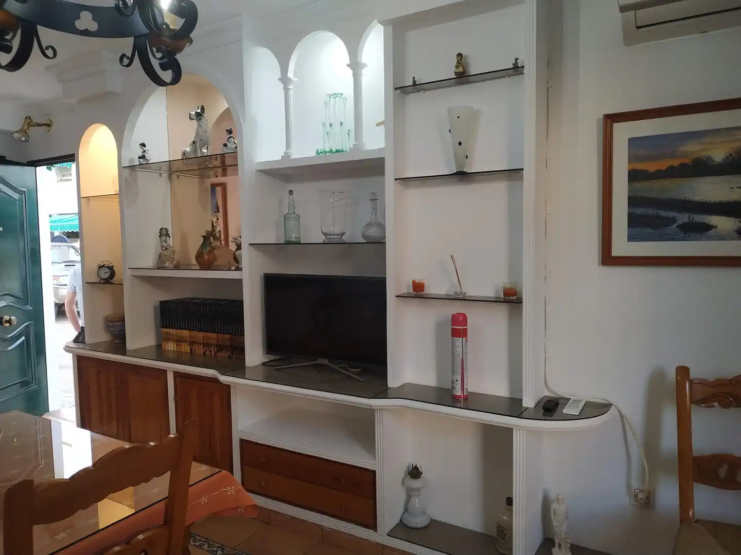Sala de estar de Apartamento de alquiler en Sanlúcar de Barrameda con Aire acondicionado, Calefacción y Terraza