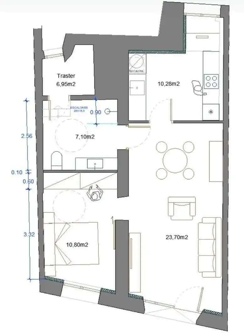 Flat for sale in Verges