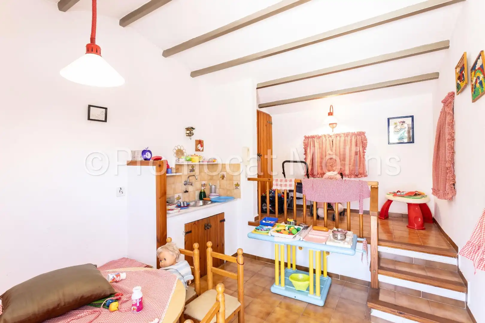 Cocina de Casa o chalet en venta en La Palma de Cervelló con Calefacción, Jardín privado y Terraza