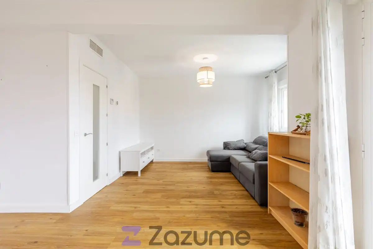 Wohnzimmer von Wohnung zur Miete in Madrid mit Klimaanlage, Heizung und Terrasse