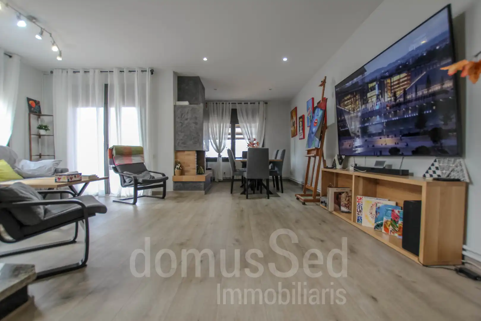 Living room of Detached homes for sale in El Masnou  with Air Conditioner, Heating and Terrace