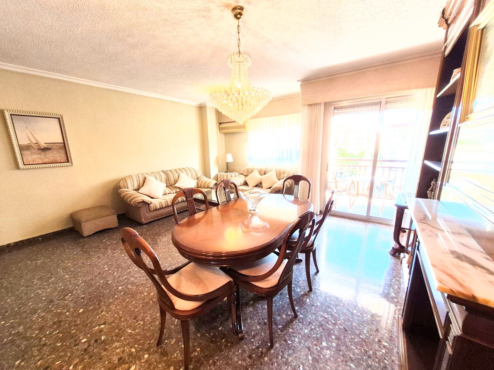 Dining room of Flat for sale in  Valencia Capital  with Balcony