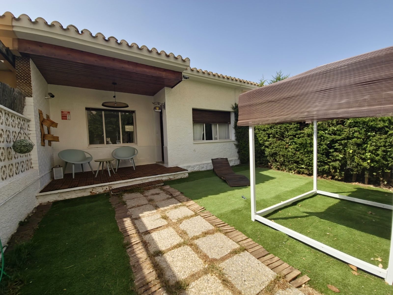 Garden of House or chalet to rent in Orihuela  with Air Conditioner, Heating and Private garden