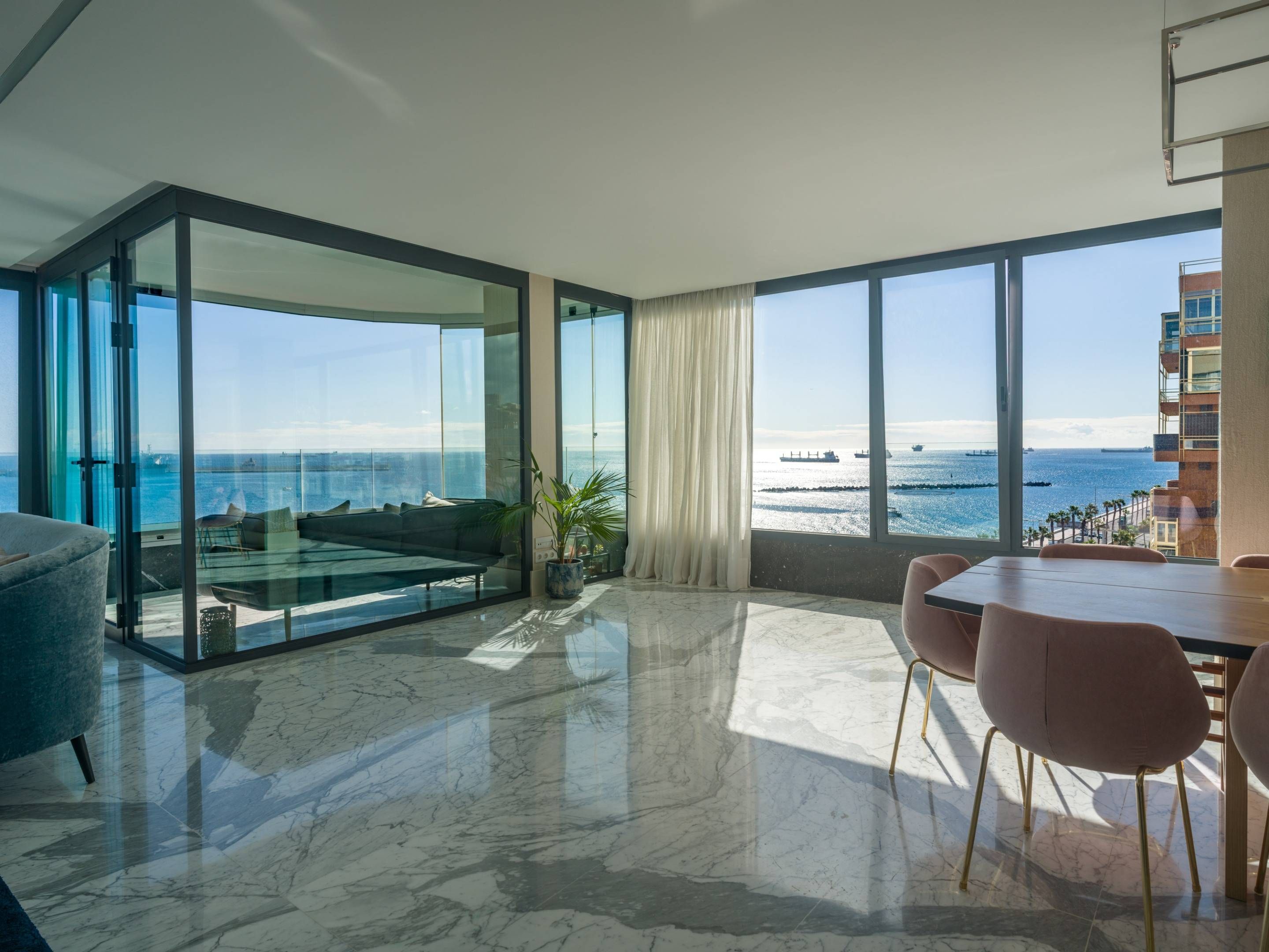 Wohnzimmer von Wohnung zur Miete in Las Palmas de Gran Canaria mit Klimaanlage, Abstellraum und Möbliert