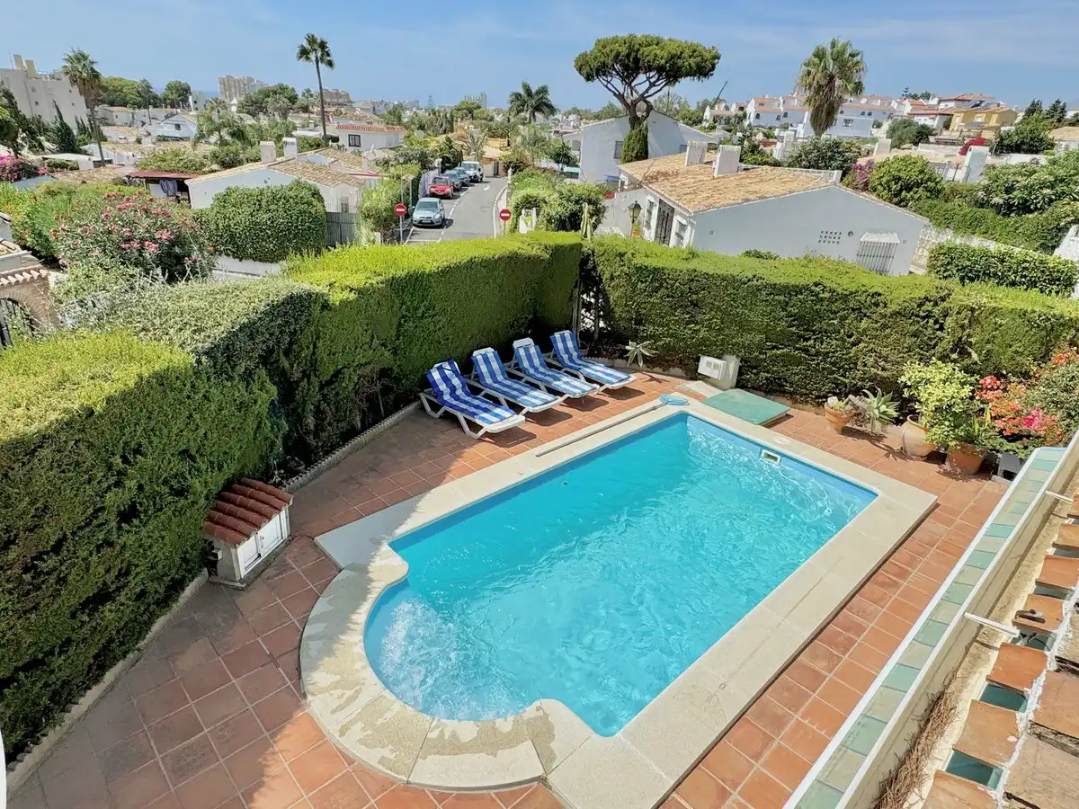 Piscina de Casa o xalet en venda en Mijas amb Aire condicionat, Terrassa i Piscina