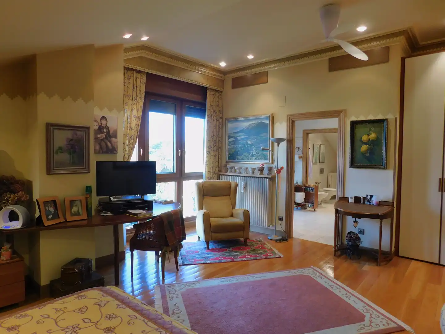Sala de estar de Casa o chalet en venta en Zizur Mayor / Zizur Nagusia con Calefacción, Jardín privado y Terraza
