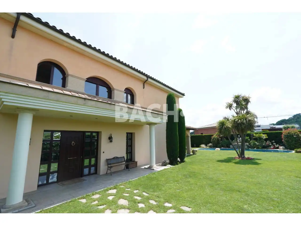 Vista exterior de Casa o chalet en venta en Gurb con Calefacción, Jardín privado y Terraza