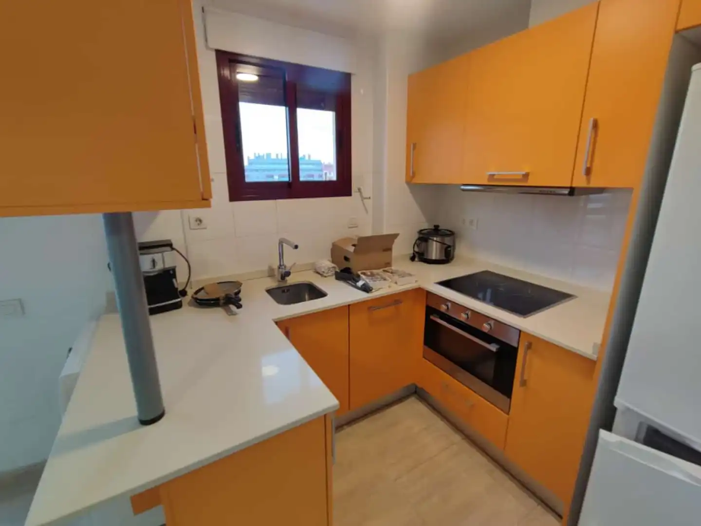 Cocina de Piso de alquiler en Murcia con Aire acondicionado, Calefacción y Amueblado
