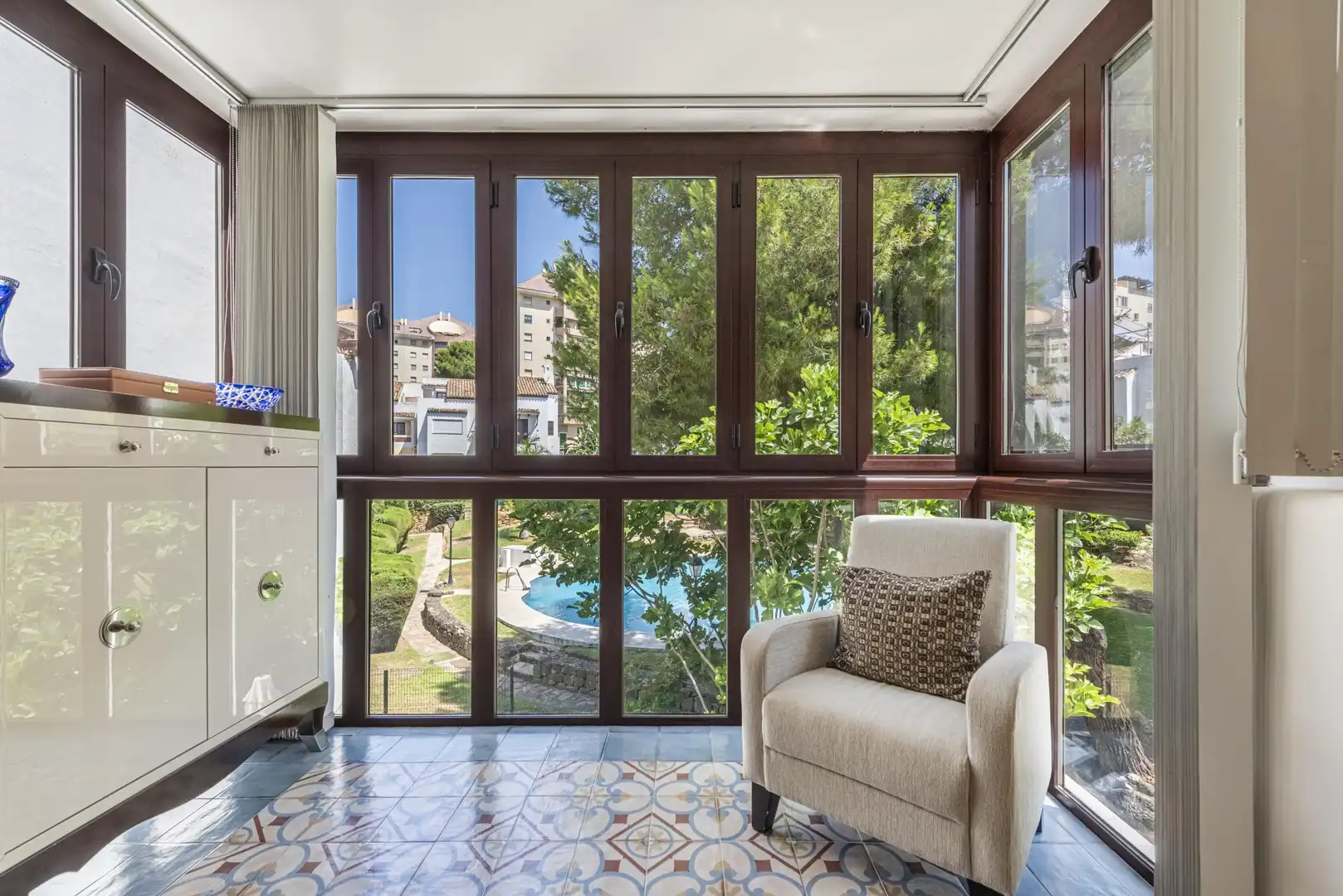 Balcony of Detached homes for sale in Marbella  with Private garden, Terrace and Furnished