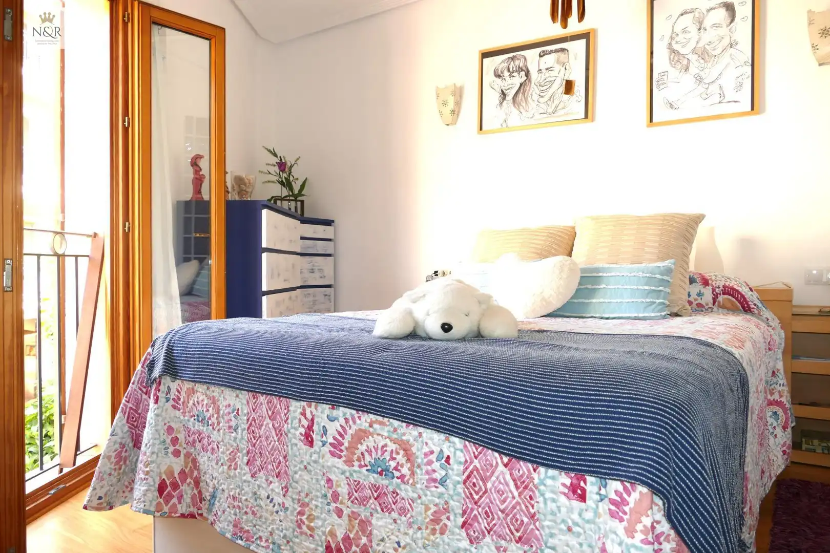 Bedroom of Flat for sale in Alaró  with Air Conditioner, Parquet flooring and Furnished