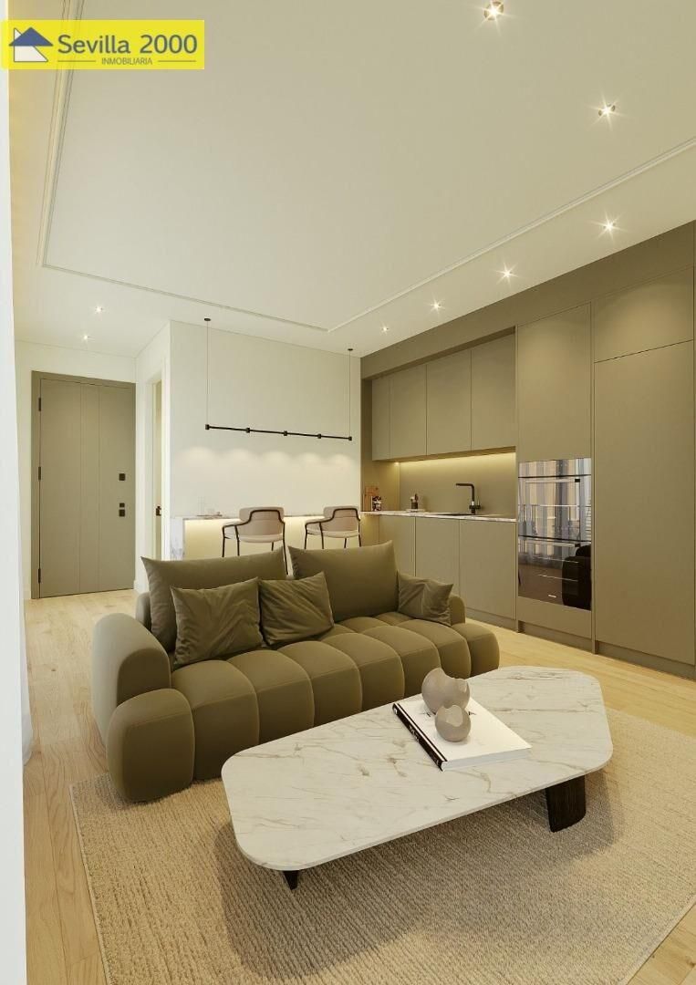 Living room of Flat for sale in  Sevilla Capital  with Air Conditioner