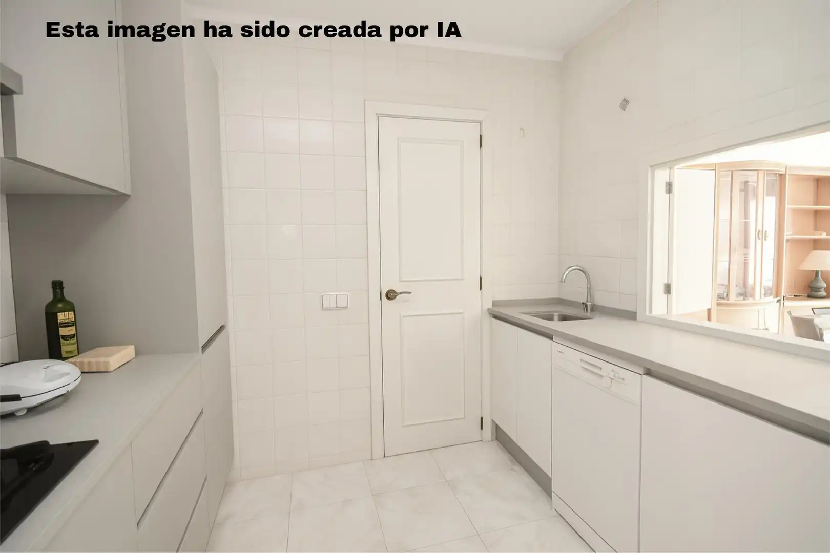 Cuina de Apartament de lloguer en Calvià amb Terrassa i Piscina comunitària
