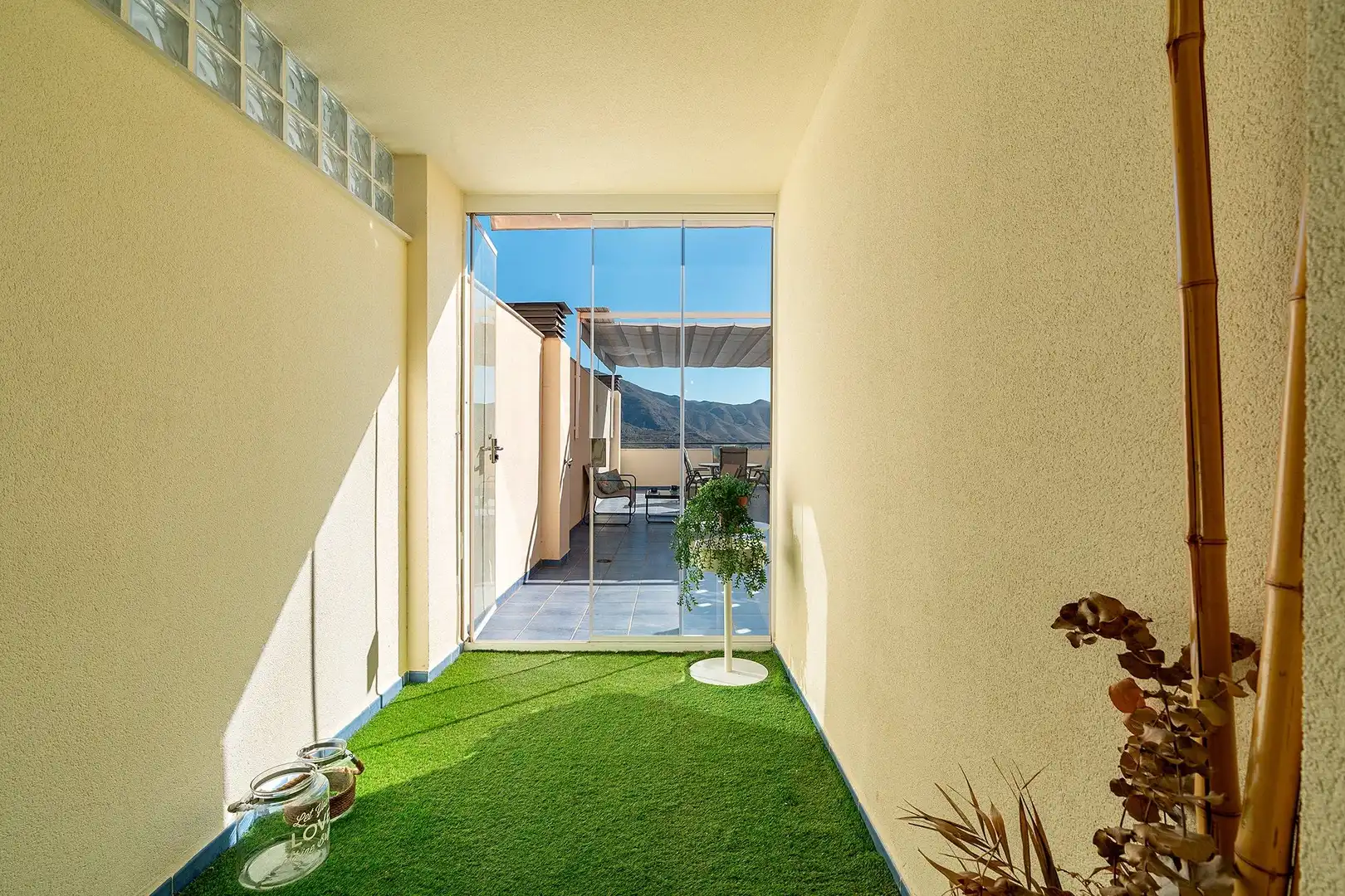 Terrace of Flat for sale in Vícar  with Air Conditioner, Heating and Private garden