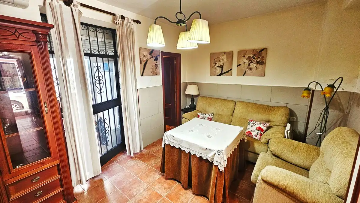 Wohnzimmer von Haus oder Chalet zum Verkauf in Cortegana mit Privatgarten und Abstellraum