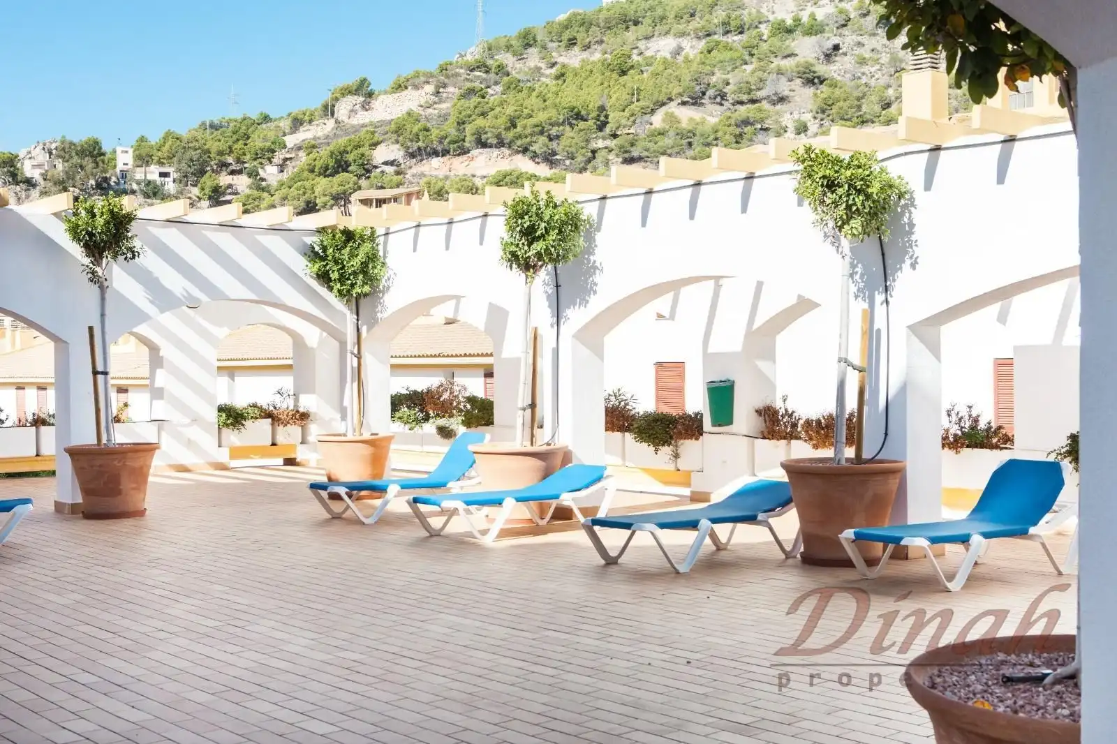 Terraza de Apartamento de alquiler en Altea con Aire acondicionado, Calefacción y Amueblado