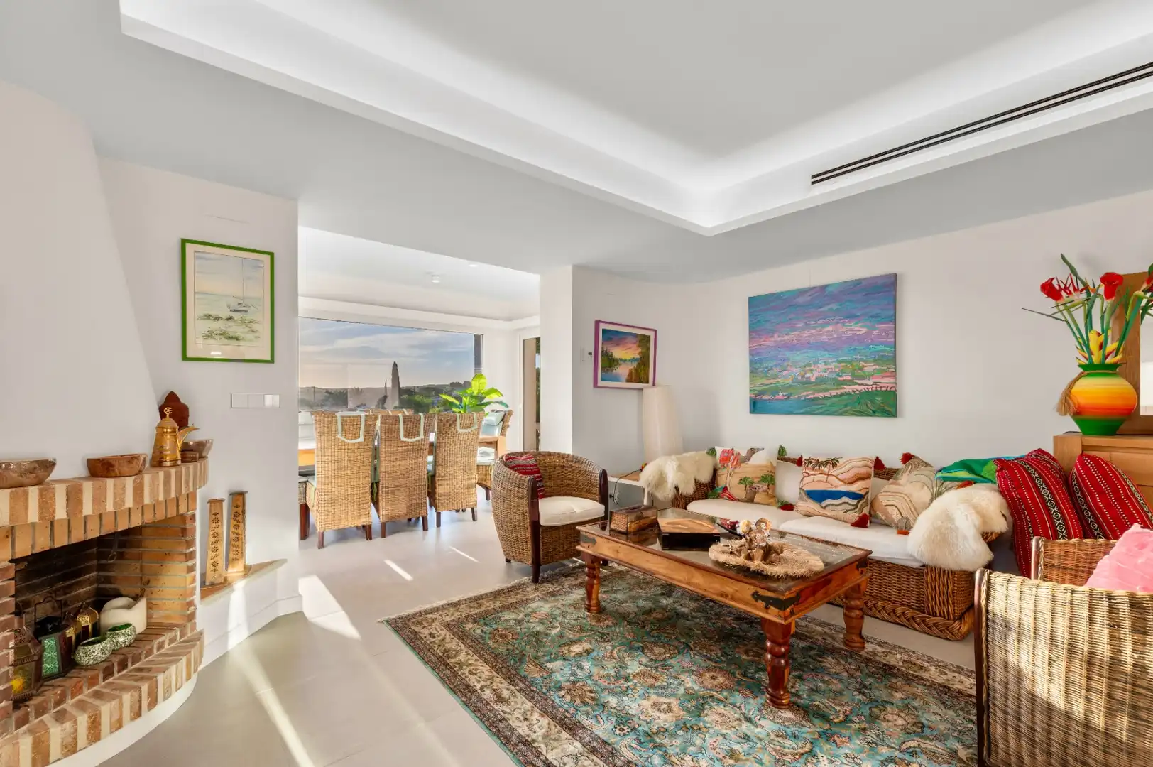 Sala de estar de Casa o chalet en venta en Dénia con Aire acondicionado, Calefacción y Terraza