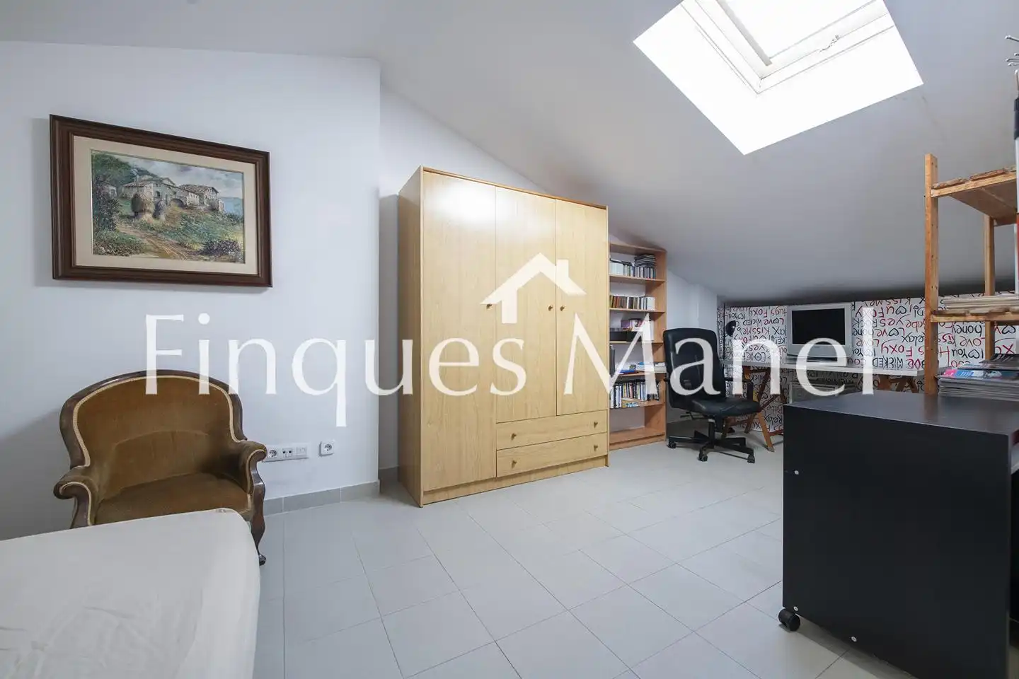 Schlafzimmer von Wohnung zum Verkauf in Banyoles mit Klimaanlage und Terrasse