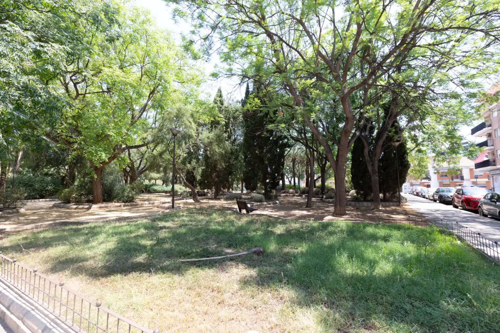 Garten von Wohnungen zur Miete in Valencia mit Klimaanlage, Heizung und Parkett