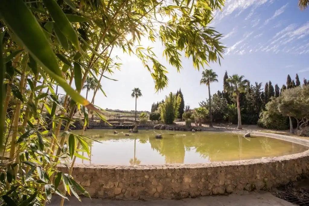 Jardí de Finca rústica en venda en Arcos de la Frontera amb Calefacció, Terrassa i Traster